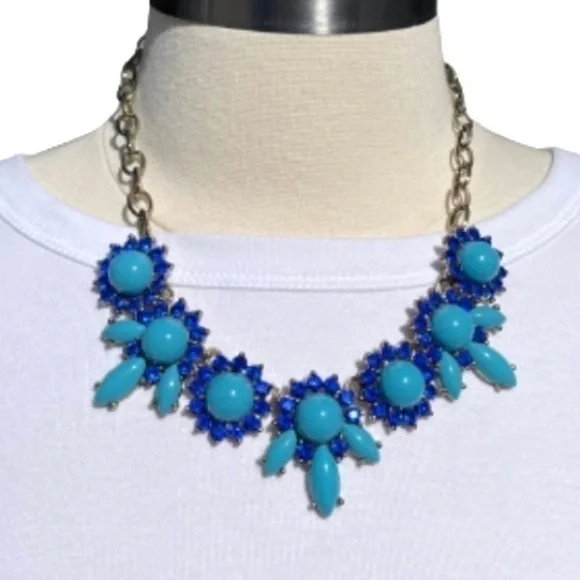 J Crew Necklace Jeweled Statement Bundle of Two - Picture 6 of 8